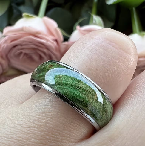 Emerald Serenity Woodland Ring