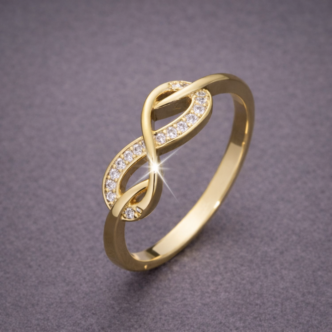 Infinity Gold Chain Ring