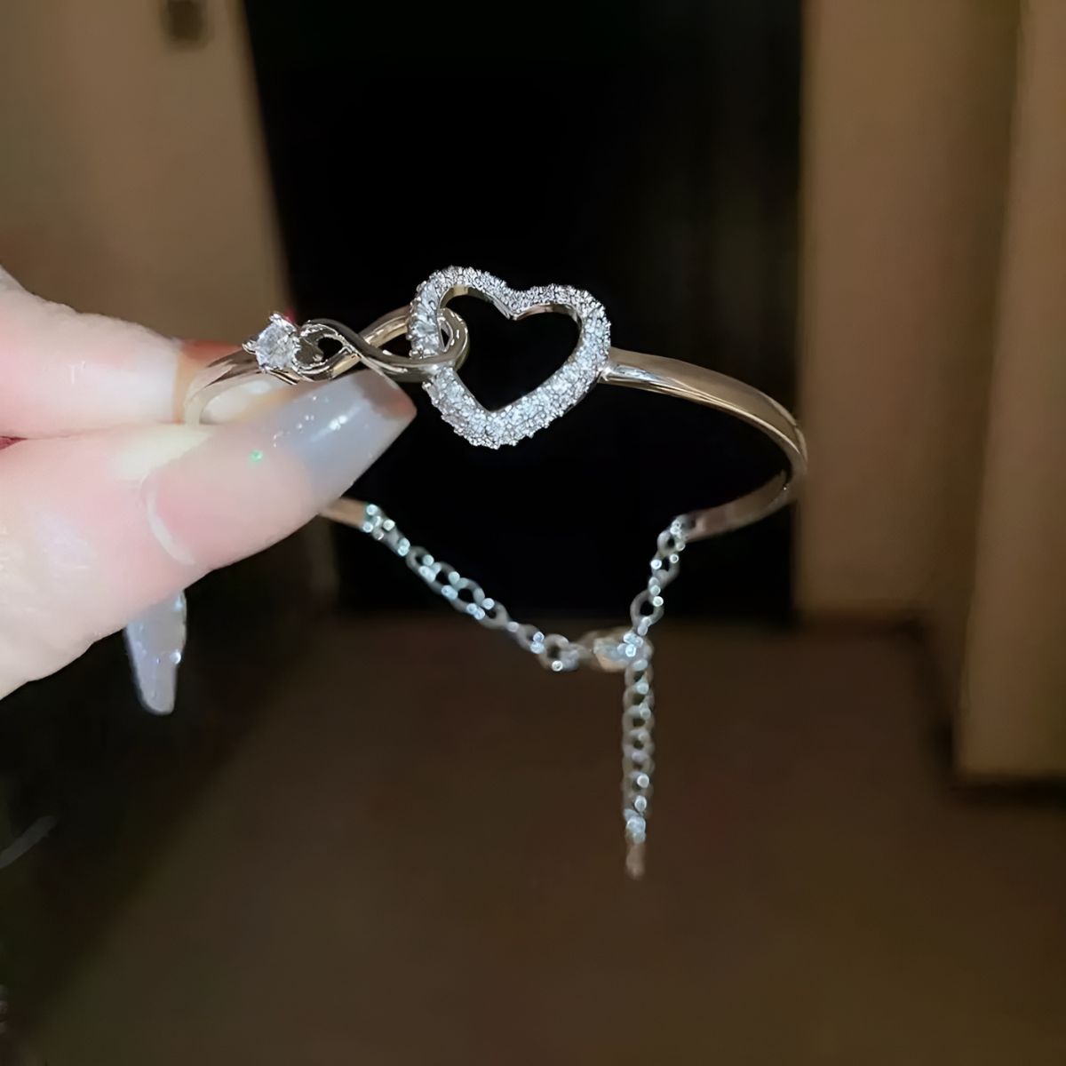 Golden & Silver Heart Bracelet