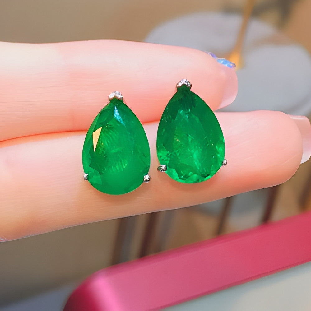 Timeless Turquoise Stone Stud Earrings
