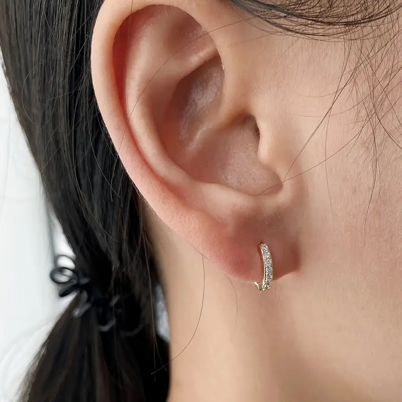 Gold Dangle Earrings Inspired by the Coast