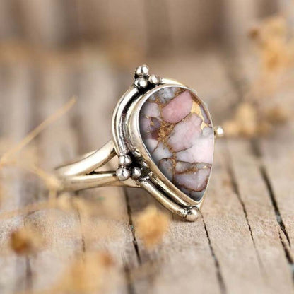 Handmade Bohemian Stone Ring