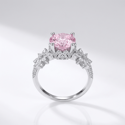 Pink Zirconia Sakura Dream Ring