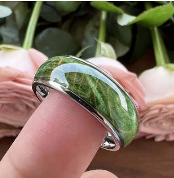 Emerald Serenity Woodland Ring