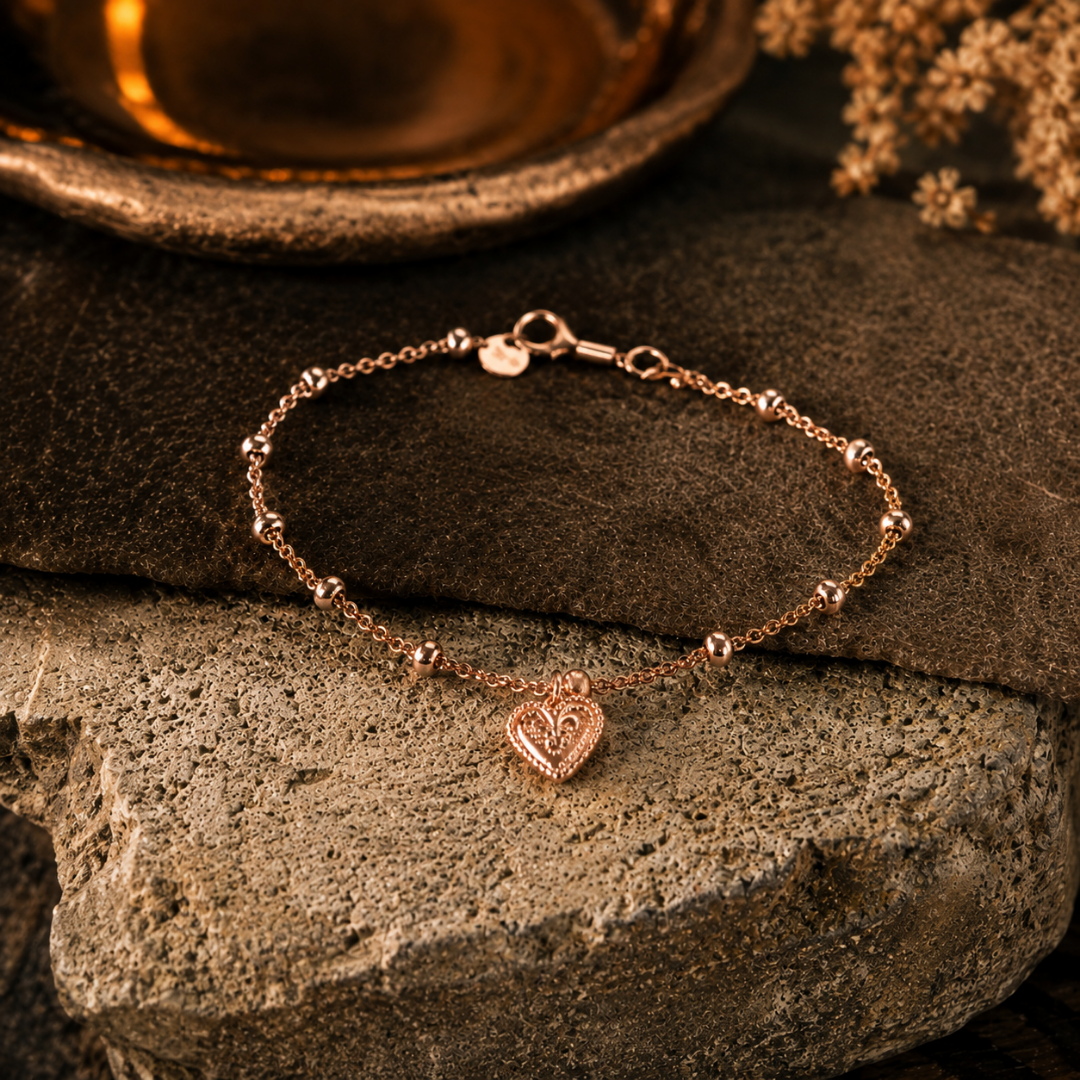 Devotion Heart Gold Bracelet