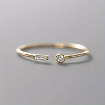 Minimalist Zirconia Band Ring