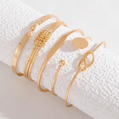 The Elegance Golden Knot Bracelet Set