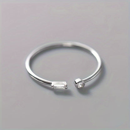 Minimalist Zirconia Band Ring