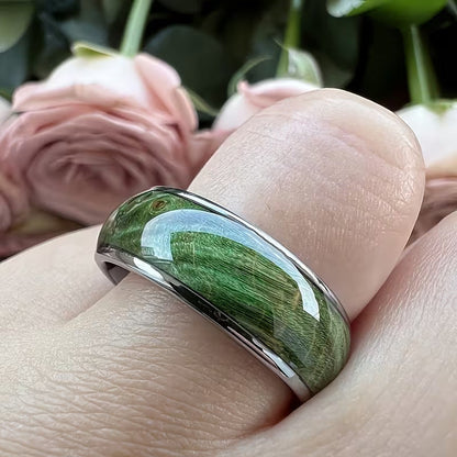 Emerald Serenity Woodland Ring