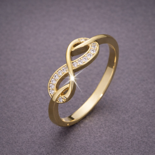 Infinity Gold Chain Ring