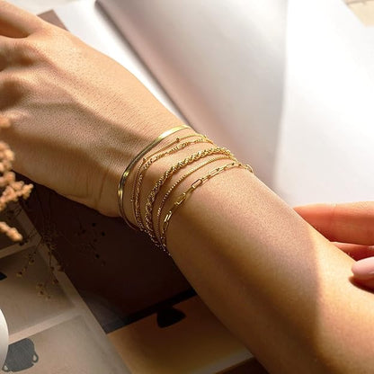 The Isabell Bracelet Set | Gold