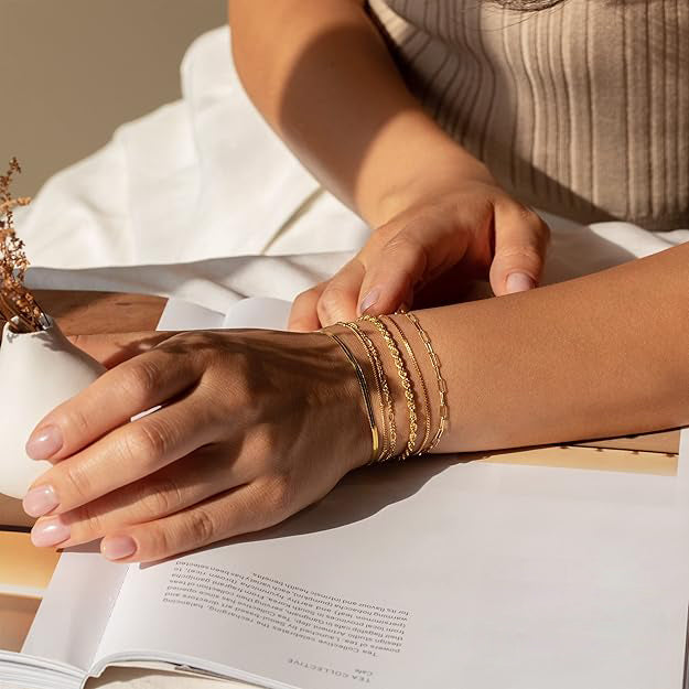 The Isabell Bracelet Set | Gold