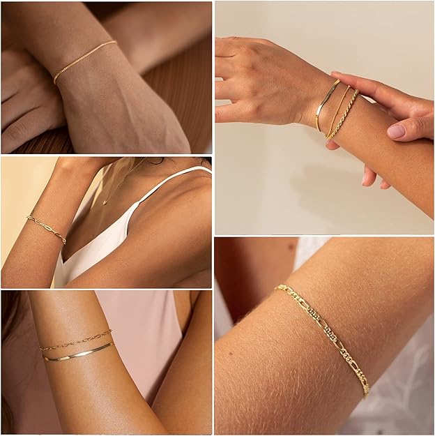 The Isabell Bracelet Set | Gold