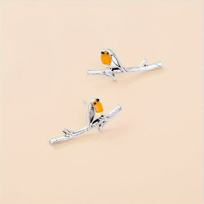 Cartoon Bird Earrings