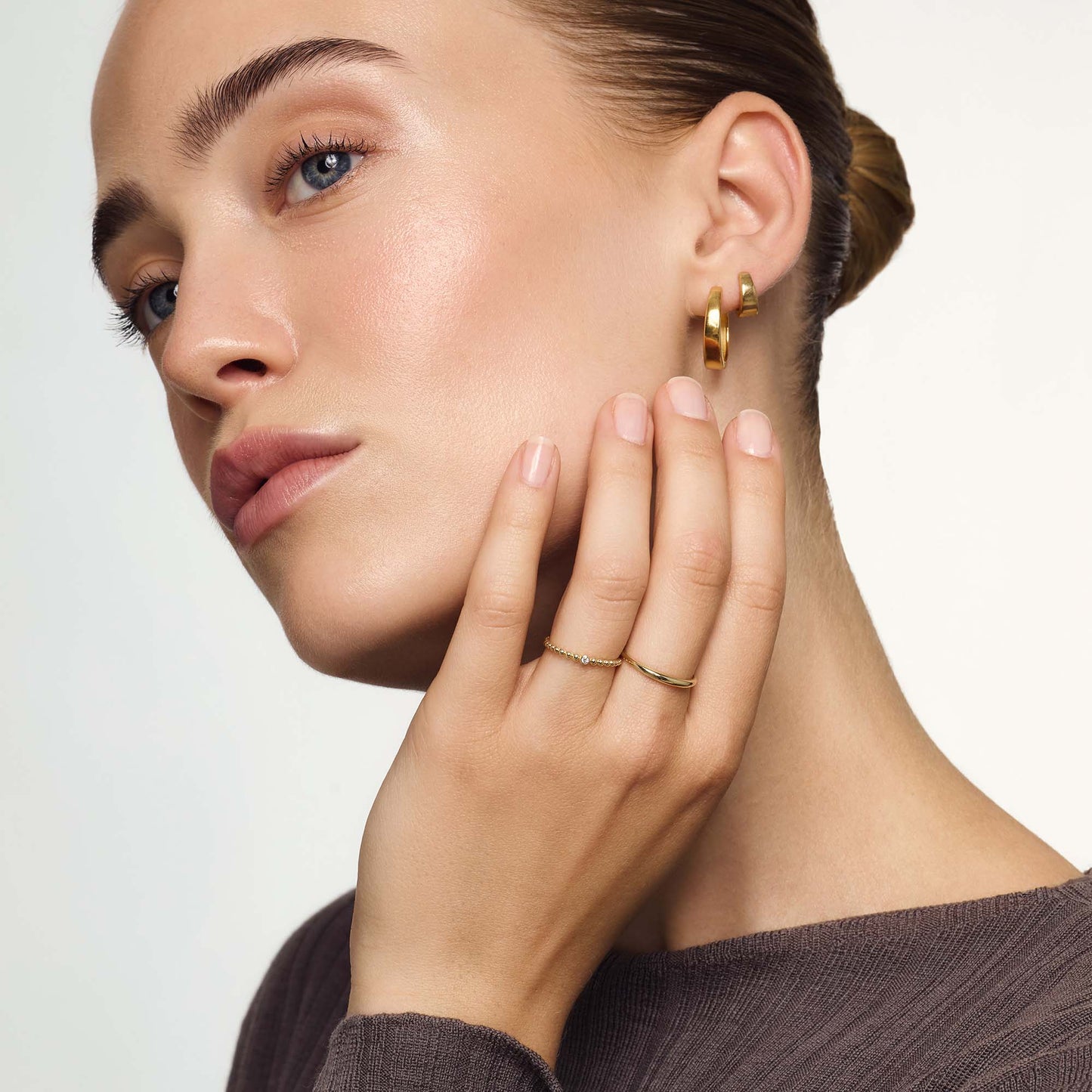 Slim Dome Ring - Gold