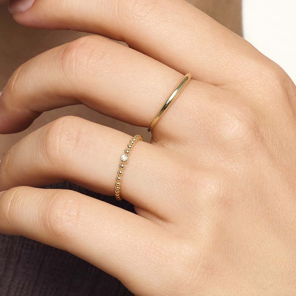 Slim Dome Ring - Gold