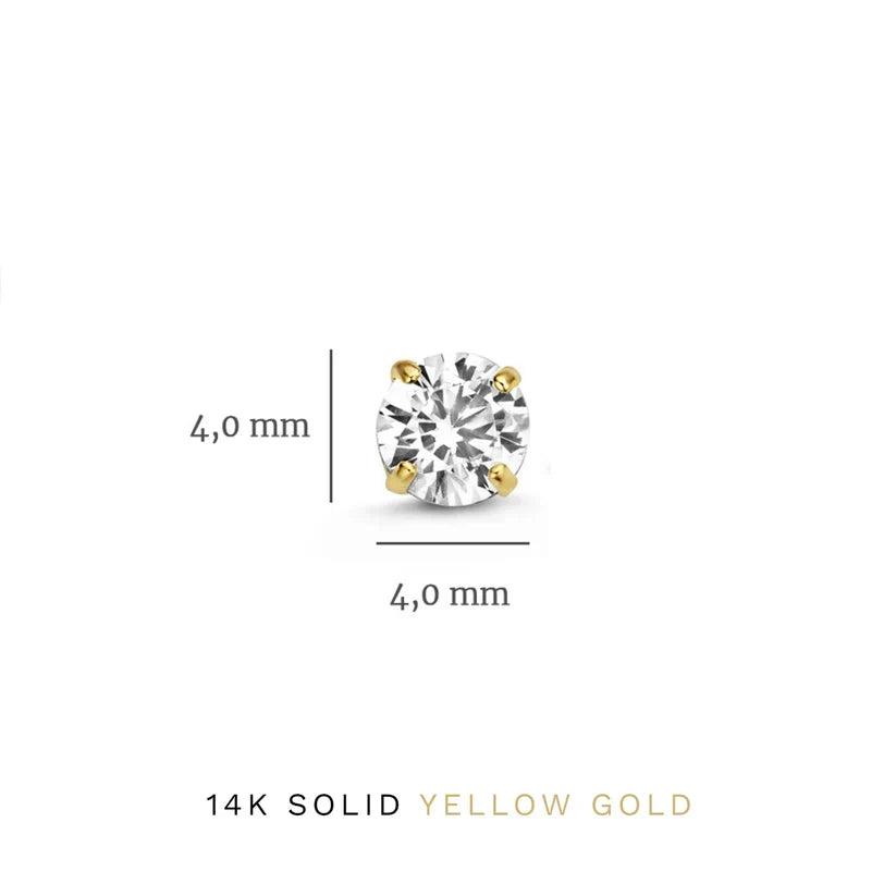 Brianne Gold Earrings with Stones
