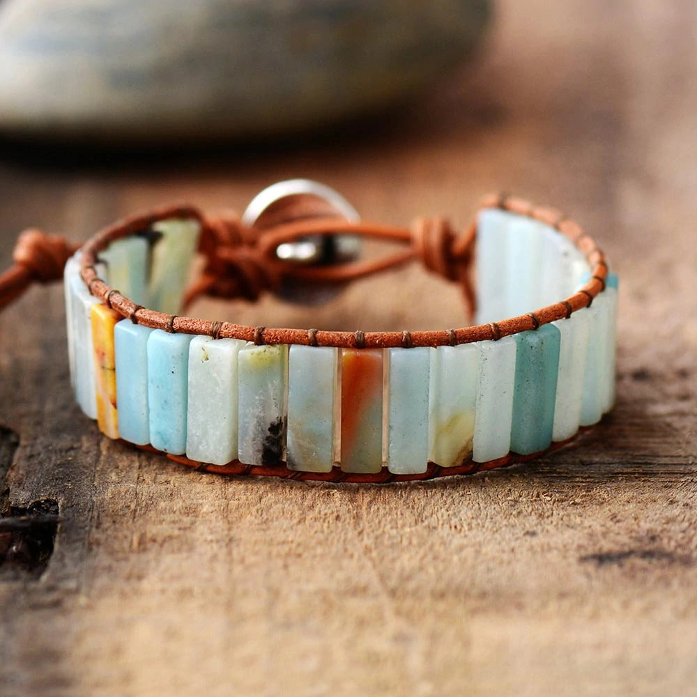Leather Tree Of Life Bracelet