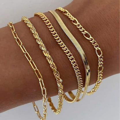 The Golden Bracelet Set