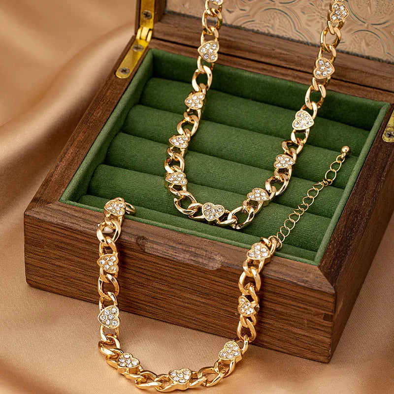 The Prestige Gold & Crystal Set