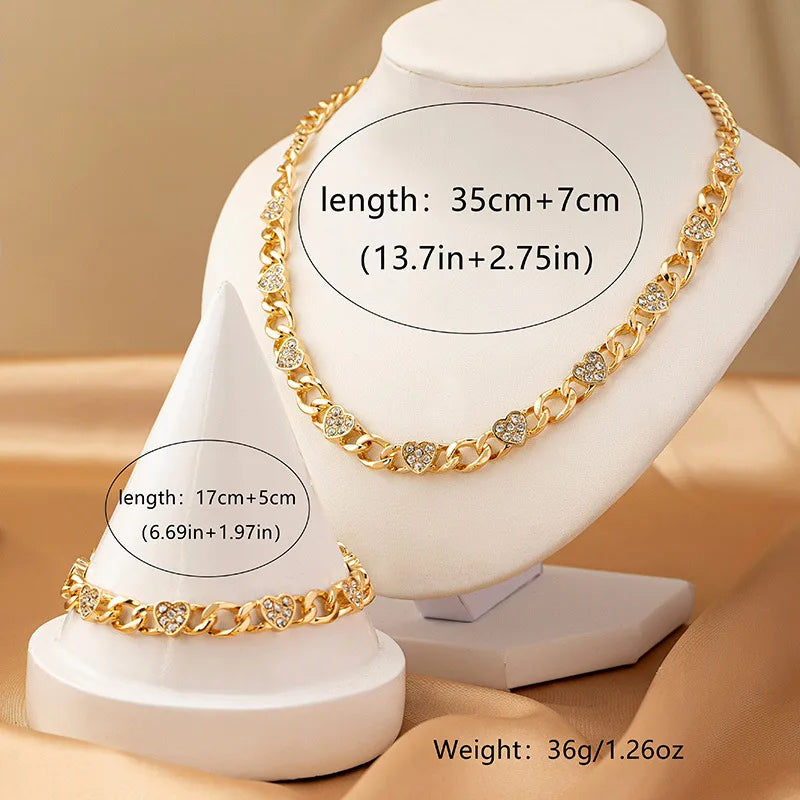 The Prestige Gold & Crystal Set