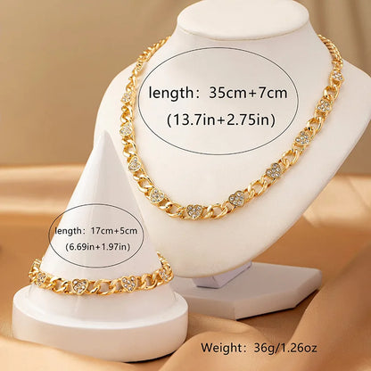 The Prestige Gold & Crystal Set