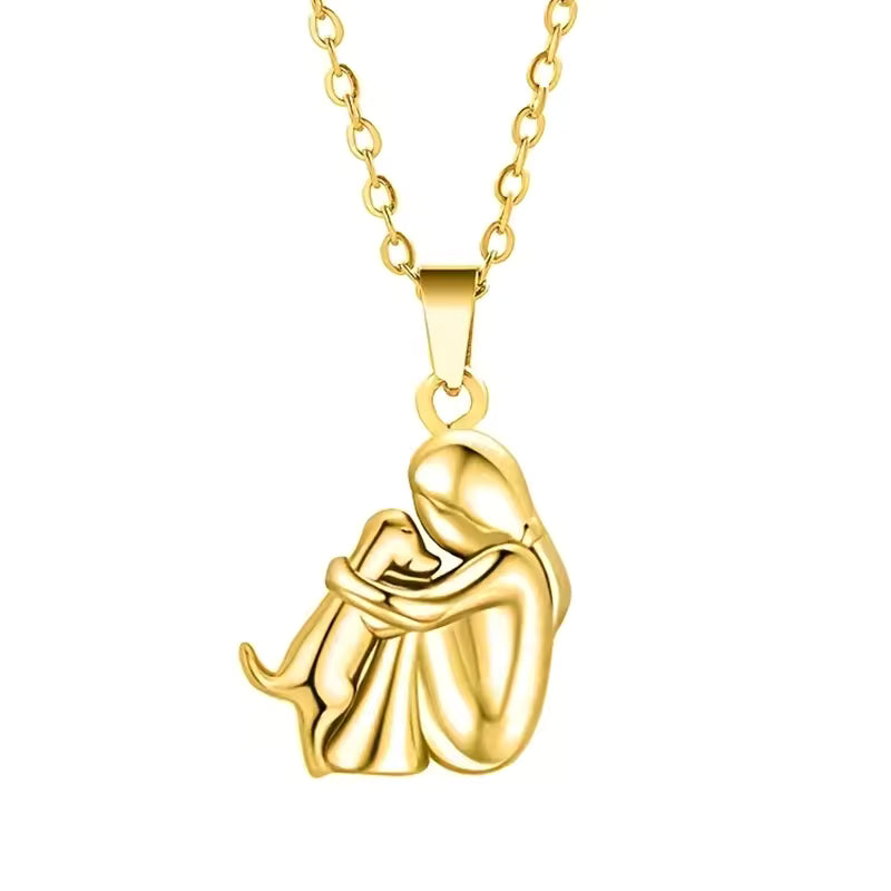 Dog Embrace Necklace