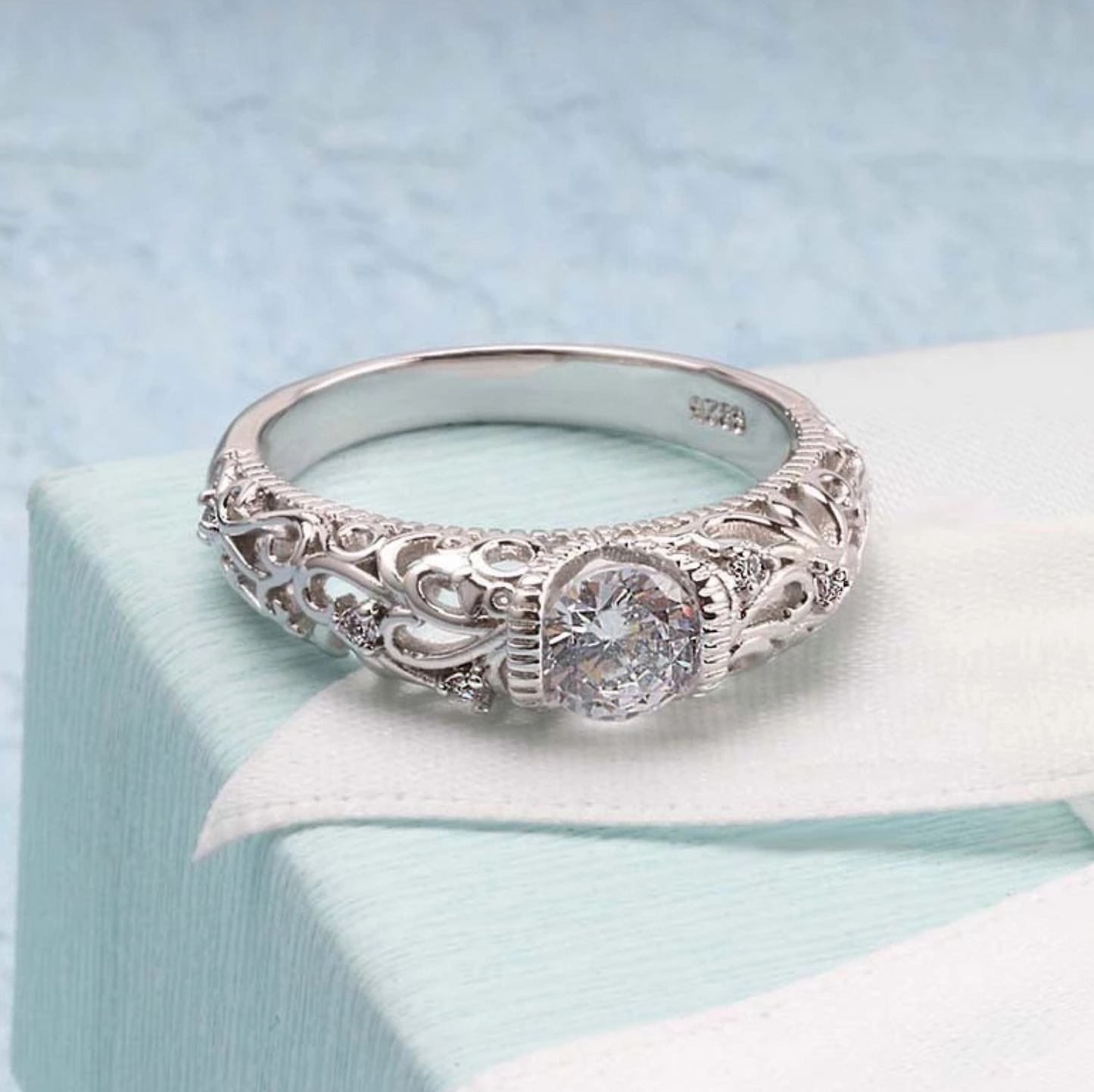 Elegant Sterling Silver Ring