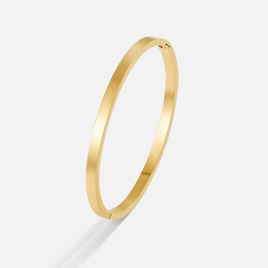 Golden Rigid Bracelet Maly