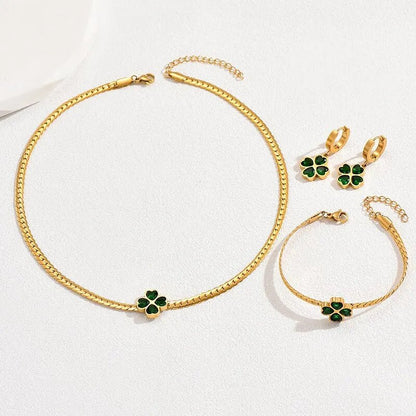 Lucky Clover Jewelry Set
