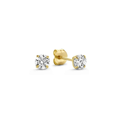 Brianne Gold Earrings with Stones