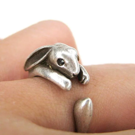 Vintage Silver Bunny Ring