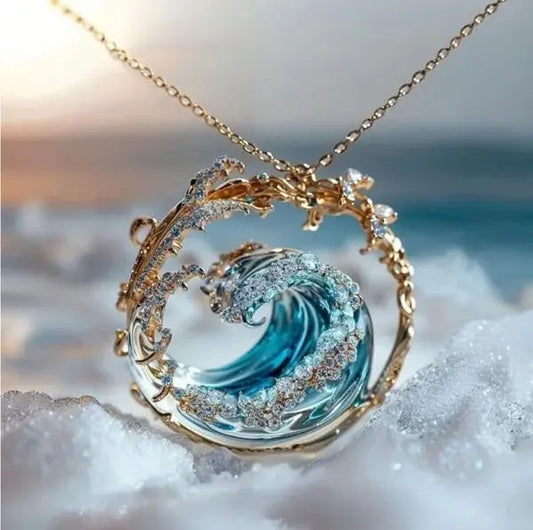 Necklace with “Ocean Promise” Pendant