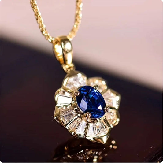 Kavella Noctazure Necklace